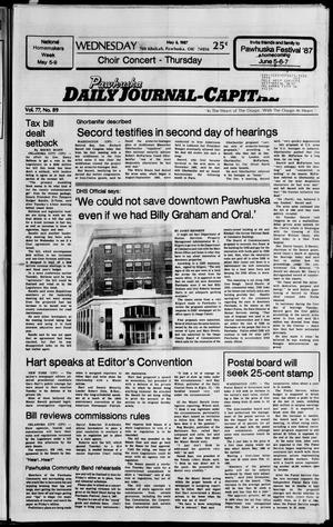 Pawhuska Daily Journal-Capital (Pawhuska, Okla.), Vol. 77, No. 89, Ed. 1 Wednesday, May 6, 1987
