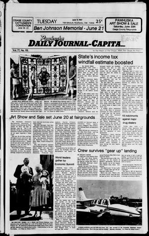 Pawhuska Daily Journal-Capital (Pawhuska, Okla.), Vol. 77, No. 113, Ed. 1 Tuesday, June 9, 1987