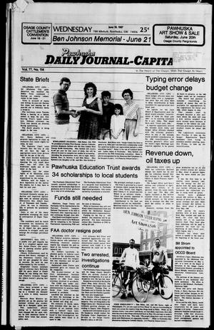 Pawhuska Daily Journal-Capital (Pawhuska, Okla.), Vol. 77, No. 114, Ed. 1 Wednesday, June 10, 1987