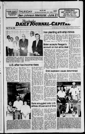 Pawhuska Daily Journal-Capital (Pawhuska, Okla.), Vol. 77, No. 120, Ed. 1 Thursday, June 18, 1987
