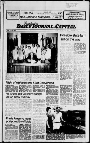 Pawhuska Daily Journal-Capital (Pawhuska, Okla.), Vol. 77, No. 121, Ed. 1 Friday, June 19, 1987