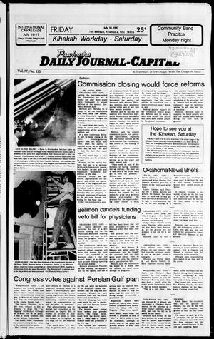 Primary view of object titled 'Pawhuska Daily Journal-Capital (Pawhuska, Okla.), Vol. 77, No. 135, Ed. 1 Friday, July 10, 1987'.