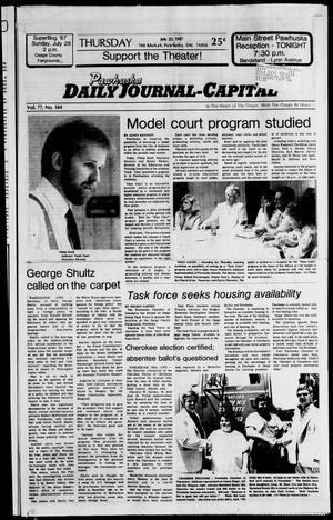 Pawhuska Daily Journal-Capital (Pawhuska, Okla.), Vol. 77, No. 144, Ed. 1 Thursday, July 23, 1987