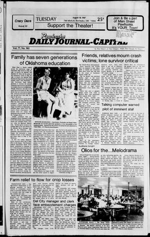 Pawhuska Daily Journal-Capital (Pawhuska, Okla.), Vol. 77, No. 162, Ed. 1 Tuesday, August 18, 1987