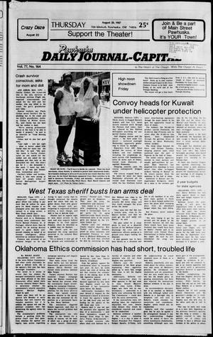 Pawhuska Daily Journal-Capital (Pawhuska, Okla.), Vol. 77, No. 164, Ed. 1 Thursday, August 20, 1987