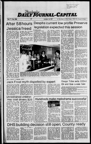 Pawhuska Daily Journal-Capital (Pawhuska, Okla.), Vol. 77, No. 206, Ed. 1 Sunday, October 18, 1987
