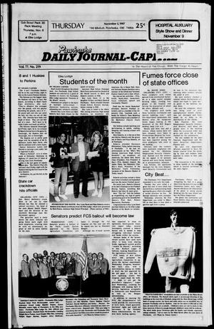 Pawhuska Daily Journal-Capital (Pawhuska, Okla.), Vol. 77, No. 219, Ed. 1 Thursday, November 5, 1987