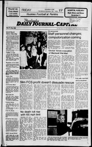 Pawhuska Daily Journal-Capital (Pawhuska, Okla.), Vol. 77, No. 220, Ed. 1 Friday, November 6, 1987