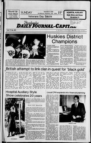 Pawhuska Daily Journal-Capital (Pawhuska, Okla.), Vol. 77, No. 221, Ed. 1 Sunday, November 8, 1987