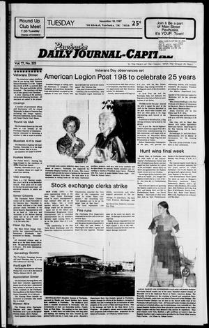 Pawhuska Daily Journal-Capital (Pawhuska, Okla.), Vol. 77, No. 222, Ed. 1 Tuesday, November 10, 1987