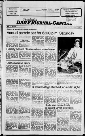 Pawhuska Daily Journal-Capital (Pawhuska, Okla.), Vol. 77, No. 235, Ed. 1 Friday, November 27, 1987