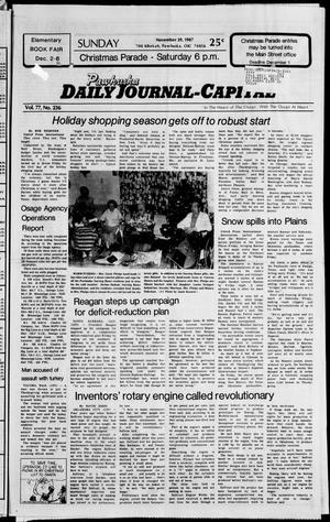 Pawhuska Daily Journal-Capital (Pawhuska, Okla.), Vol. 77, No. 236, Ed. 1 Sunday, November 29, 1987