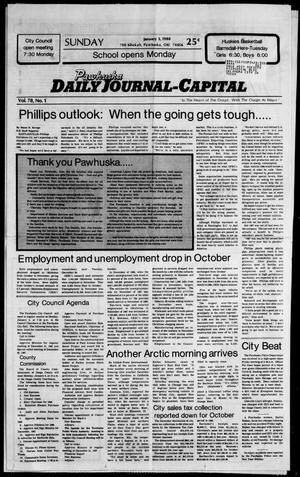 Pawhuska Daily Journal-Capital (Pawhuska, Okla.), Vol. 78, No. 1, Ed. 1 Sunday, January 3, 1988