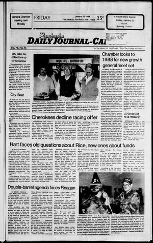 Pawhuska Daily Journal-Capital (Pawhuska, Okla.), Vol. 78, No. 15, Ed. 1 Friday, January 22, 1988