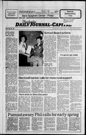 Pawhuska Daily Journal-Capital (Pawhuska, Okla.), Vol. 78, No. 23, Ed. 1 Wednesday, February 3, 1988