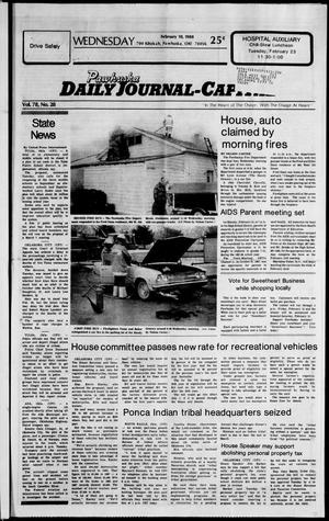 Pawhuska Daily Journal-Capital (Pawhuska, Okla.), Vol. 78, No. 28, Ed. 1 Wednesday, February 10, 1988