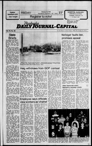 Pawhuska Daily Journal-Capital (Pawhuska, Okla.), Vol. 78, No. 30, Ed. 1 Friday, February 12, 1988