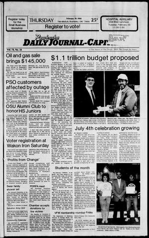 Pawhuska Daily Journal-Capital (Pawhuska, Okla.), Vol. 78, No. 34, Ed. 1 Thursday, February 18, 1988