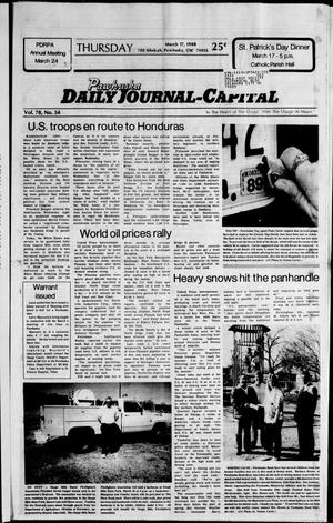 Pawhuska Daily Journal-Capital (Pawhuska, Okla.), Vol. 78, No. 54, Ed. 1 Thursday, March 17, 1988
