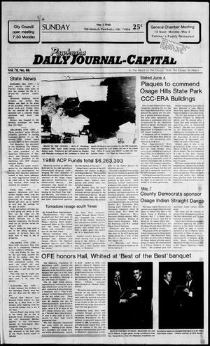 Pawhuska Daily Journal-Capital (Pawhuska, Okla.), Vol. 78, No. 86, Ed. 1 Sunday, May 1, 1988
