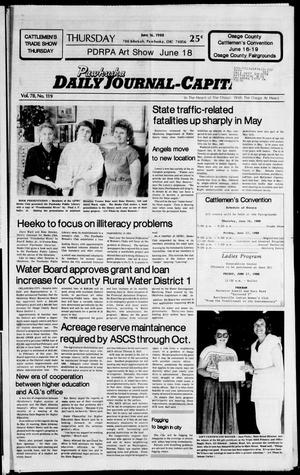 Pawhuska Daily Journal-Capital (Pawhuska, Okla.), Vol. 78, No. 119, Ed. 1 Thursday, June 16, 1988