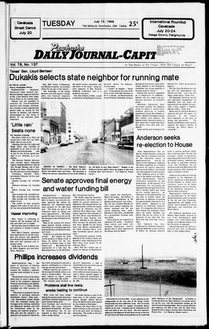 Pawhuska Daily Journal-Capital (Pawhuska, Okla.), Vol. 78, No. 137, Ed. 1 Tuesday, July 12, 1988