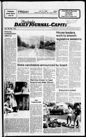 Pawhuska Daily Journal-Capital (Pawhuska, Okla.), Vol. 78, No. 140, Ed. 1 Friday, July 15, 1988