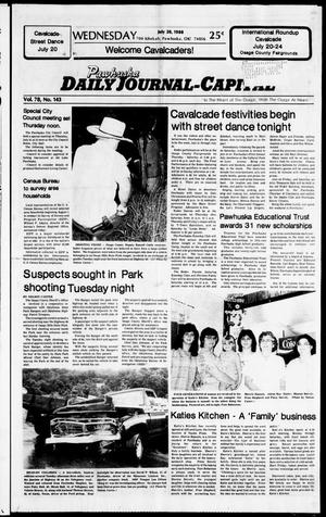 Pawhuska Daily Journal-Capital (Pawhuska, Okla.), Vol. 78, No. 143, Ed. 1 Wednesday, July 20, 1988