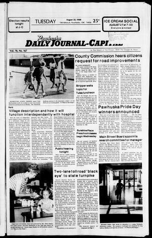 Pawhuska Daily Journal-Capital (Pawhuska, Okla.), Vol. 78, No. 167, Ed. 1 Tuesday, August 23, 1988