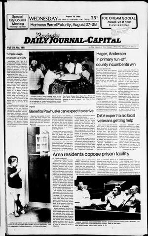Pawhuska Daily Journal-Capital (Pawhuska, Okla.), Vol. 78, No. 168, Ed. 1 Wednesday, August 24, 1988