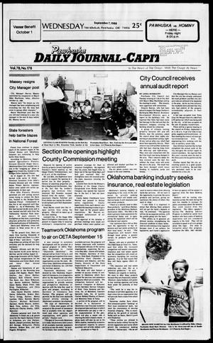 Pawhuska Daily Journal-Capital (Pawhuska, Okla.), Vol. 78, No. 178, Ed. 1 Wednesday, September 7, 1988