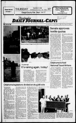 Pawhuska Daily Journal-Capital (Pawhuska, Okla.), Vol. 78, No. 184, Ed. 1 Thursday, September 15, 1988