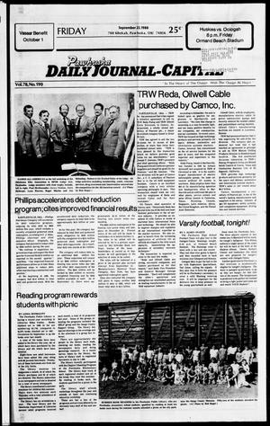 Pawhuska Daily Journal-Capital (Pawhuska, Okla.), Vol. 78, No. 190, Ed. 1 Friday, September 23, 1988