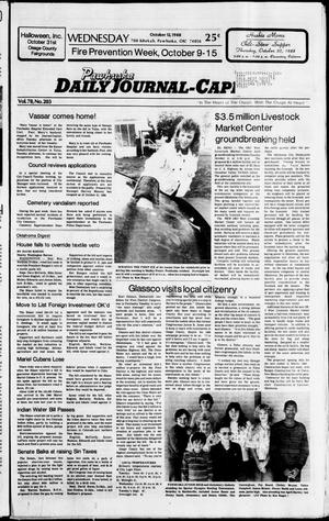 Pawhuska Daily Journal-Capital (Pawhuska, Okla.), Vol. 78, No. 203, Ed. 1 Wednesday, October 12, 1988