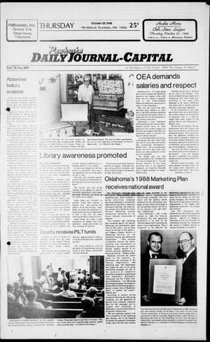 Pawhuska Daily Journal-Capital (Pawhuska, Okla.), Vol. 78, No. 209, Ed. 1 Thursday, October 20, 1988