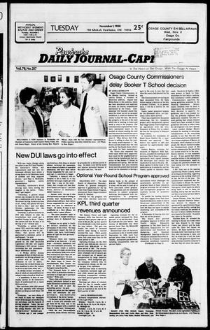 Pawhuska Daily Journal-Capital (Pawhuska, Okla.), Vol. 78, No. 217, Ed. 1 Tuesday, November 1, 1988