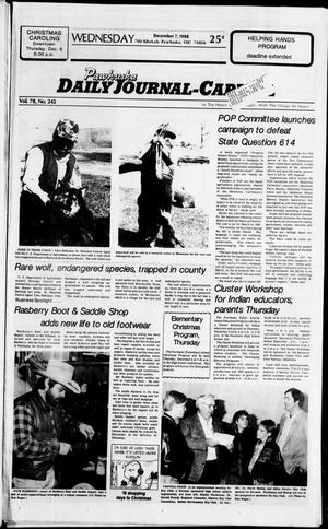 Pawhuska Daily Journal-Capital (Pawhuska, Okla.), Vol. 78, No. 242, Ed. 1 Wednesday, December 7, 1988
