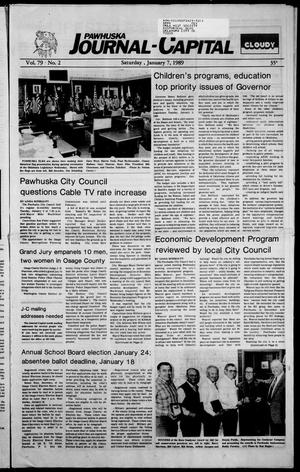 Pawhuska Journal-Capital (Pawhuska, Okla.), Vol. 79, No. 2, Ed. 1 Saturday, January 7, 1989