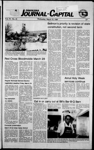 Pawhuska Journal-Capital (Pawhuska, Okla.), Vol. 79, No. 23, Ed. 1 Wednesday, March 22, 1989