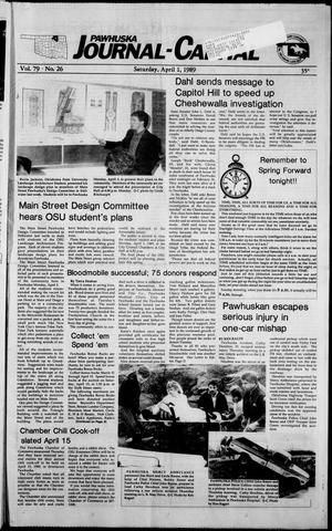 Pawhuska Journal-Capital (Pawhuska, Okla.), Vol. 79, No. 26, Ed. 1 Saturday, April 1, 1989