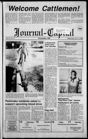 Journal-Capital (Pawhuska, Okla.), Vol. 79, No. 47, Ed. 1 Wednesday, June 14, 1989