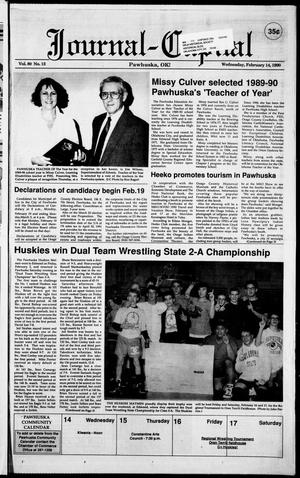 Journal-Capital (Pawhuska, Okla.), Vol. 80, No. 13, Ed. 1 Wednesday, February 14, 1990