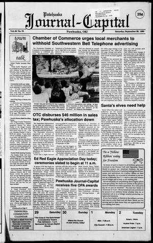 Pawhuska Journal-Capital (Pawhuska, Okla.), Vol. 80, No. 78, Ed. 1 Saturday, September 29, 1990