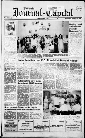 Pawhuska Journal-Capital (Pawhuska, Okla.), Vol. 80, No. 87, Ed. 1 Wednesday, October 31, 1990