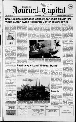 Pawhuska Journal-Capital (Pawhuska, Okla.), Vol. 81, No. 14, Ed. 1 Saturday, February 16, 1991