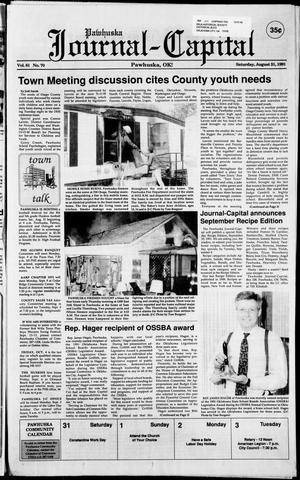 Pawhuska Journal-Capital (Pawhuska, Okla.), Vol. 81, No. 70, Ed. 1 Saturday, August 31, 1991