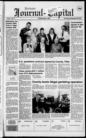 Pawhuska Journal-Capital (Pawhuska, Okla.), Vol. 81, No. 77, Ed. 1 Wednesday, September 25, 1991