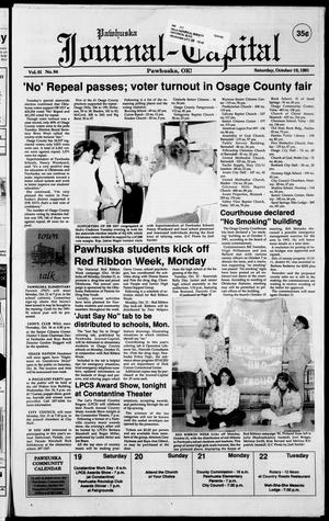 Pawhuska Journal-Capital (Pawhuska, Okla.), Vol. 81, No. 84, Ed. 1 Saturday, October 19, 1991