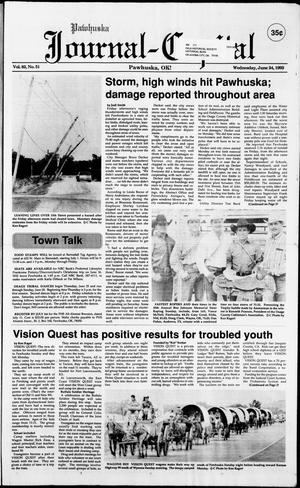 Pawhuska Journal-Capital (Pawhuska, Okla.), Vol. 82, No. 51, Ed. 1 Wednesday, June 24, 1992