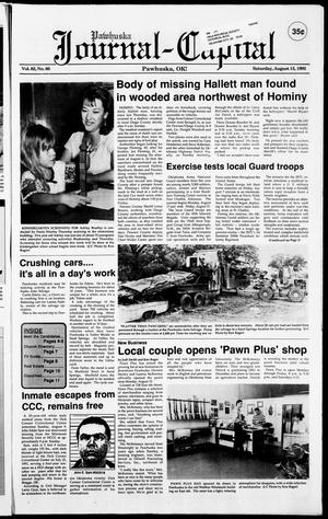 Pawhuska Journal-Capital (Pawhuska, Okla.), Vol. 82, No. 66, Ed. 1 Saturday, August 15, 1992